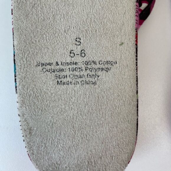 Vera Bradley Floral Slippers Size S (5-6) EUC - Picture 5 of 5
